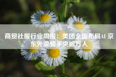 商贸社服行业周报：美团全面布局AI 京东外卖骑手突破万人