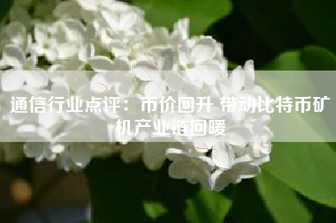 通信行业点评：币价回升 带动比特币矿机产业链回暖