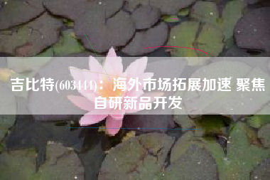 吉比特(603444)：海外市场拓展加速 聚焦自研新品开发