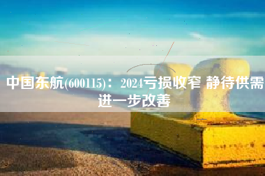 中国东航(600115)：2024亏损收窄 静待供需进一步改善