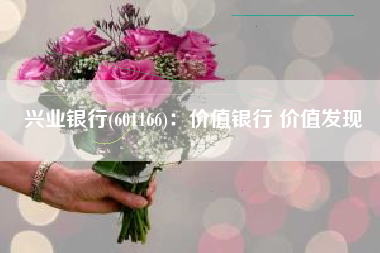 兴业银行(601166)：价值银行 价值发现