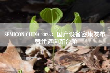 SEMICON CHINA 2025：国产设备密集发布 替代迈向新台阶