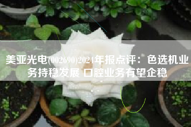美亚光电(002690)2024年报点评：色选机业务持稳发展 口腔业务有望企稳