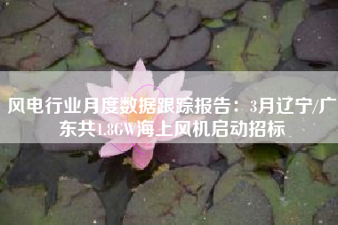 风电行业月度数据跟踪报告：3月辽宁/广东共1.8GW海上风机启动招标