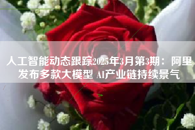 人工智能动态跟踪2025年3月第3期：阿里发布多款大模型 AI产业链持续景气