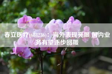 春立医疗(688236)：海外表现亮眼 国内业务有望逐步回暖
