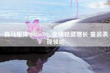 森马服饰(002563)：业绩稳健增长 童装表现领跑