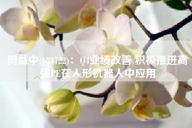 同益中(688722)：Q4业绩改善 积极推进高强PE在人形机器人中应用