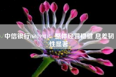 中信银行(601998)：整体经营稳健 息差韧性显著