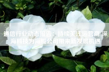 通信行业动态报告：持续关注运营商 深海科技为海缆公司带来新发展机遇