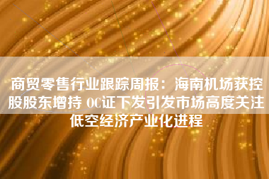 商贸零售行业跟踪周报：海南机场获控股股东增持 OC证下发引发市场高度关注低空经济产业化进程