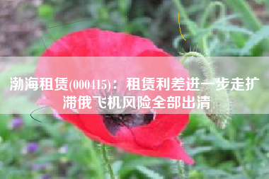 渤海租赁(000415)：租赁利差进一步走扩 滞俄飞机风险全部出清