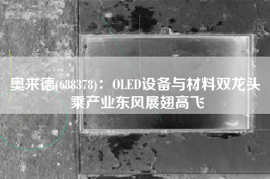 奥来德(688378)：OLED设备与材料双龙头 乘产业东风展翅高飞