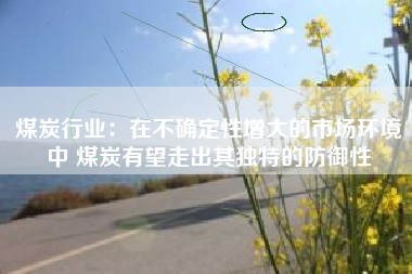 煤炭行业：在不确定性增大的市场环境中 煤炭有望走出其独特的防御性