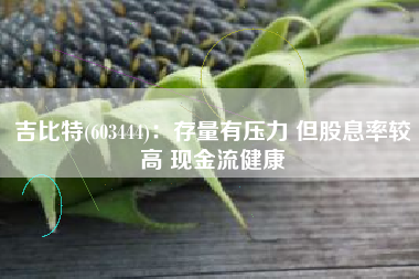 吉比特(603444)：存量有压力 但股息率较高 现金流健康