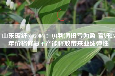 山东玻纤(605006)：Q4利润扭亏为盈 看好25年价格修复+产能释放带来业绩弹性