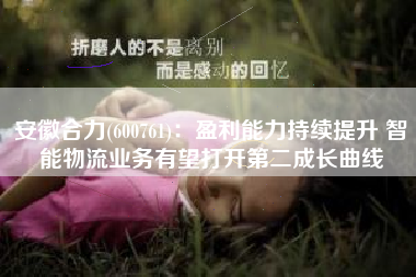 安徽合力(600761)：盈利能力持续提升 智能物流业务有望打开第二成长曲线