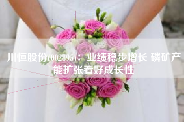 川恒股份(002895)：业绩稳步增长 磷矿产能扩张看好成长性
