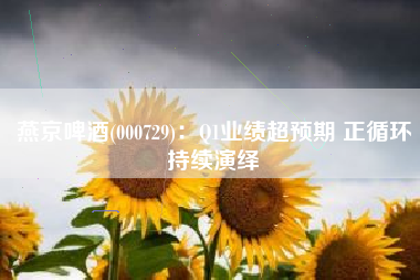 燕京啤酒(000729)：Q1业绩超预期 正循环持续演绎