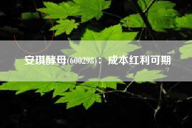 安琪酵母(600298)：成本红利可期