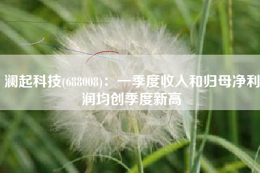 澜起科技(688008)：一季度收入和归母净利润均创季度新高