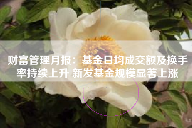 财富管理月报：基金日均成交额及换手率持续上升 新发基金规模显著上涨