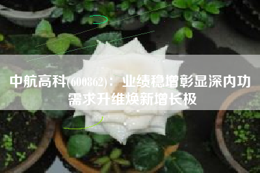 中航高科(600862)：业绩稳增彰显深内功 需求升维焕新增长极
