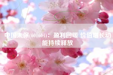 中国太保(601601)：盈利回暖 价值增长动能持续释放