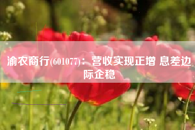 渝农商行(601077)：营收实现正增 息差边际企稳