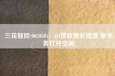 三花智控(002050)：Q4营收增长提速 新业务打开空间