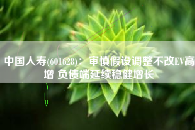 中国人寿(601628)：审慎假设调整不改EV高增 负债端延续稳健增长