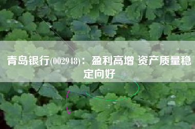 青岛银行(002948)：盈利高增 资产质量稳定向好