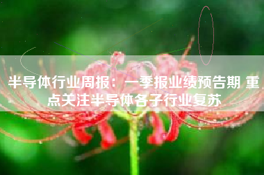 半导体行业周报：一季报业绩预告期 重点关注半导体各子行业复苏