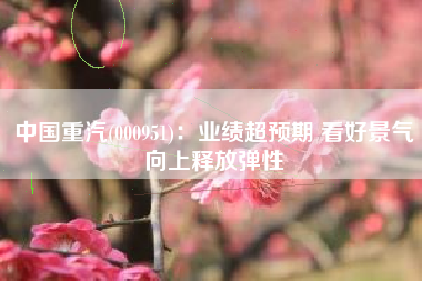 中国重汽(000951)：业绩超预期 看好景气向上释放弹性