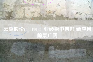 云路股份(688190)：业绩稳中向好 新应用前景广阔