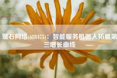 萤石网络(688475)：智能服务机器人拓展第三增长曲线