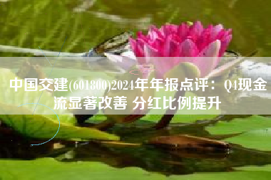 中国交建(601800)2024年年报点评：Q4现金流显著改善 分红比例提升