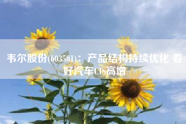韦尔股份(603501)：产品结构持续优化 看好汽车CIS高增