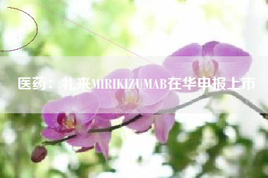 医药：礼来MIRIKIZUMAB在华申报上市