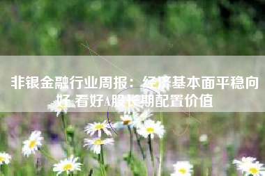 非银金融行业周报：经济基本面平稳向好 看好A股长期配置价值