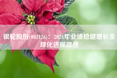 银轮股份(002126)：2024年业绩稳健增长全球化进程提速