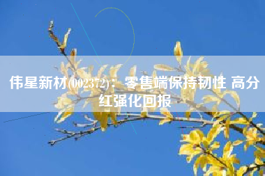 伟星新材(002372)：零售端保持韧性 高分红强化回报