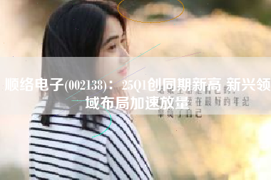 顺络电子(002138)：25Q1创同期新高 新兴领域布局加速放量