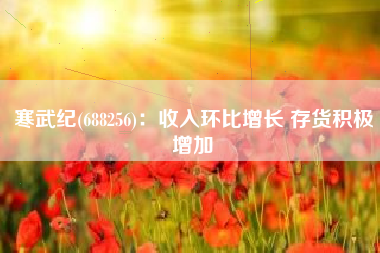 寒武纪(688256)：收入环比增长 存货积极增加