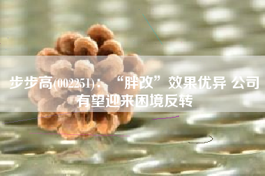 步步高(002251)：“胖改”效果优异 公司有望迎来困境反转
