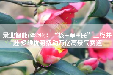 景业智能(688290)：“核+军+民”三线并进 多维优势撬动万亿高景气赛道
