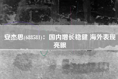 安杰思(688581)：国内增长稳健 海外表现亮眼