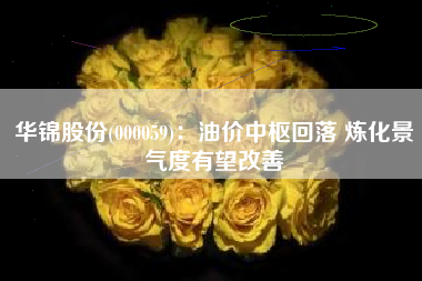 华锦股份(000059)：油价中枢回落 炼化景气度有望改善
