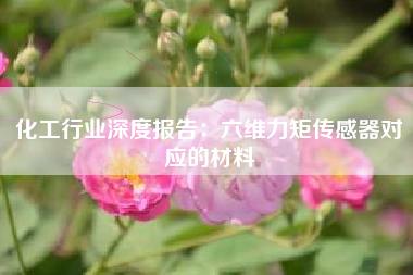 化工行业深度报告：六维力矩传感器对应的材料
