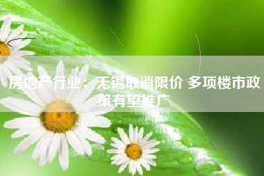 房地产行业：无锡取消限价 多项楼市政策有望推广